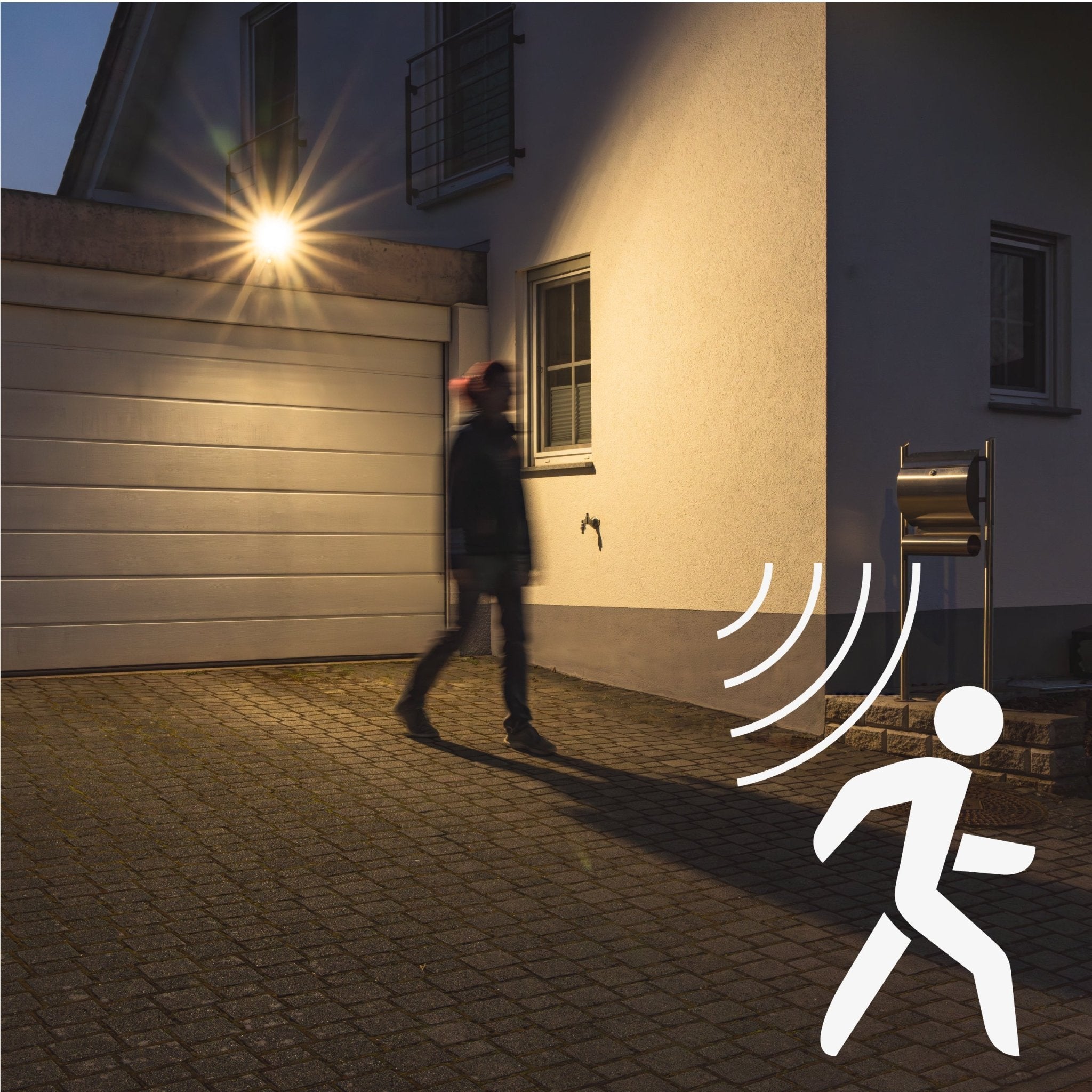 LED's Light Buitenlamp met bewegingssensor 7000 - binnen en buiten - 50W Schijnwerpers LED.nl