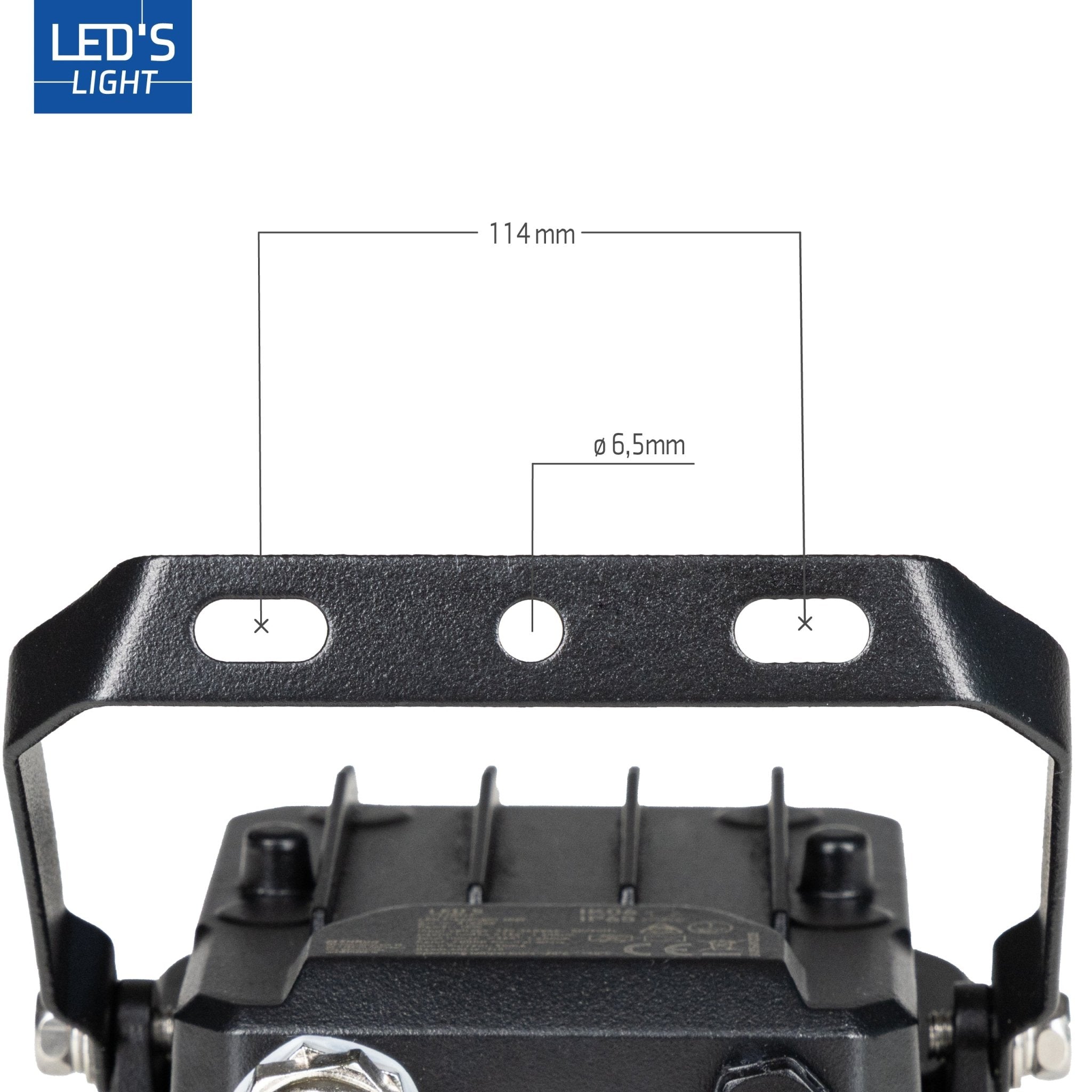 LED's Light Buitenlamp met bewegingssensor 7000 - binnen en buiten - 50W Schijnwerpers LED.nl