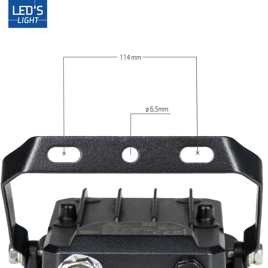 LED's Light Buitenlamp schijnwerper floodlight met bewegingssensor 7000lm - binnen en buiten - 50W Schijnwerpers LED.nl