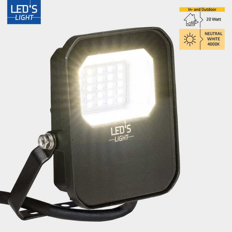 LED's Light Outdoor spotlight 2800 - for indoor and outdoor use - 20W - LED.nl