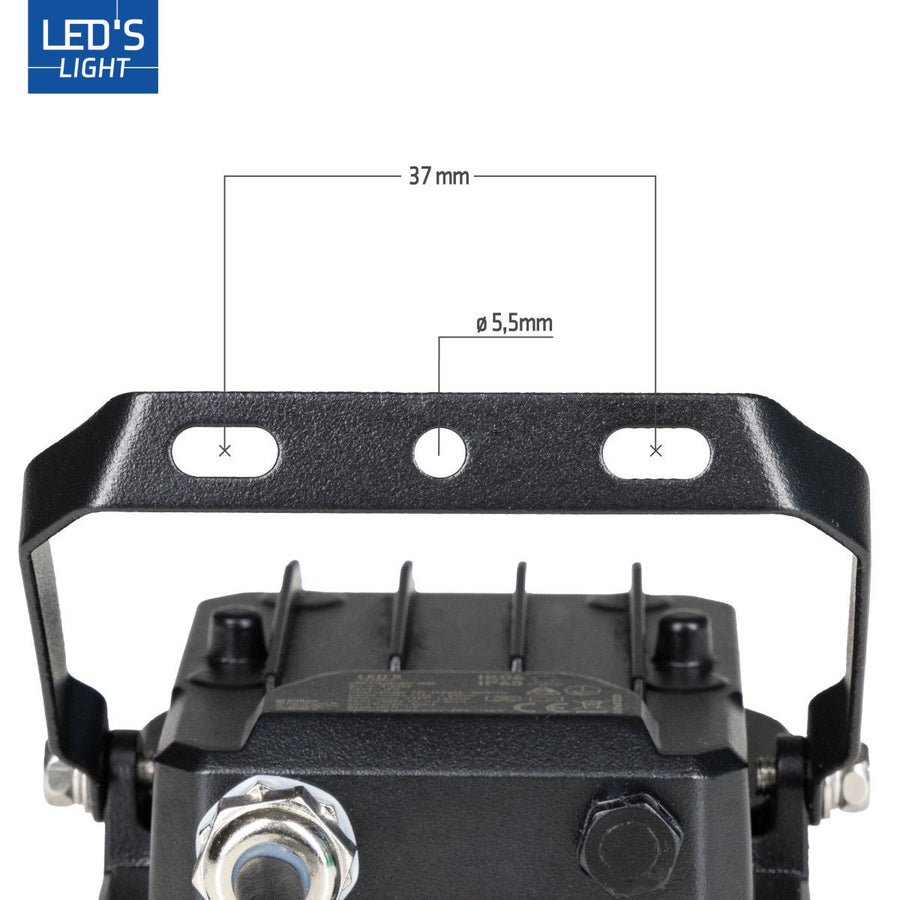LED's Light Outdoor spotlight 2800 - for indoor and outdoor use - 20W - LED.nl