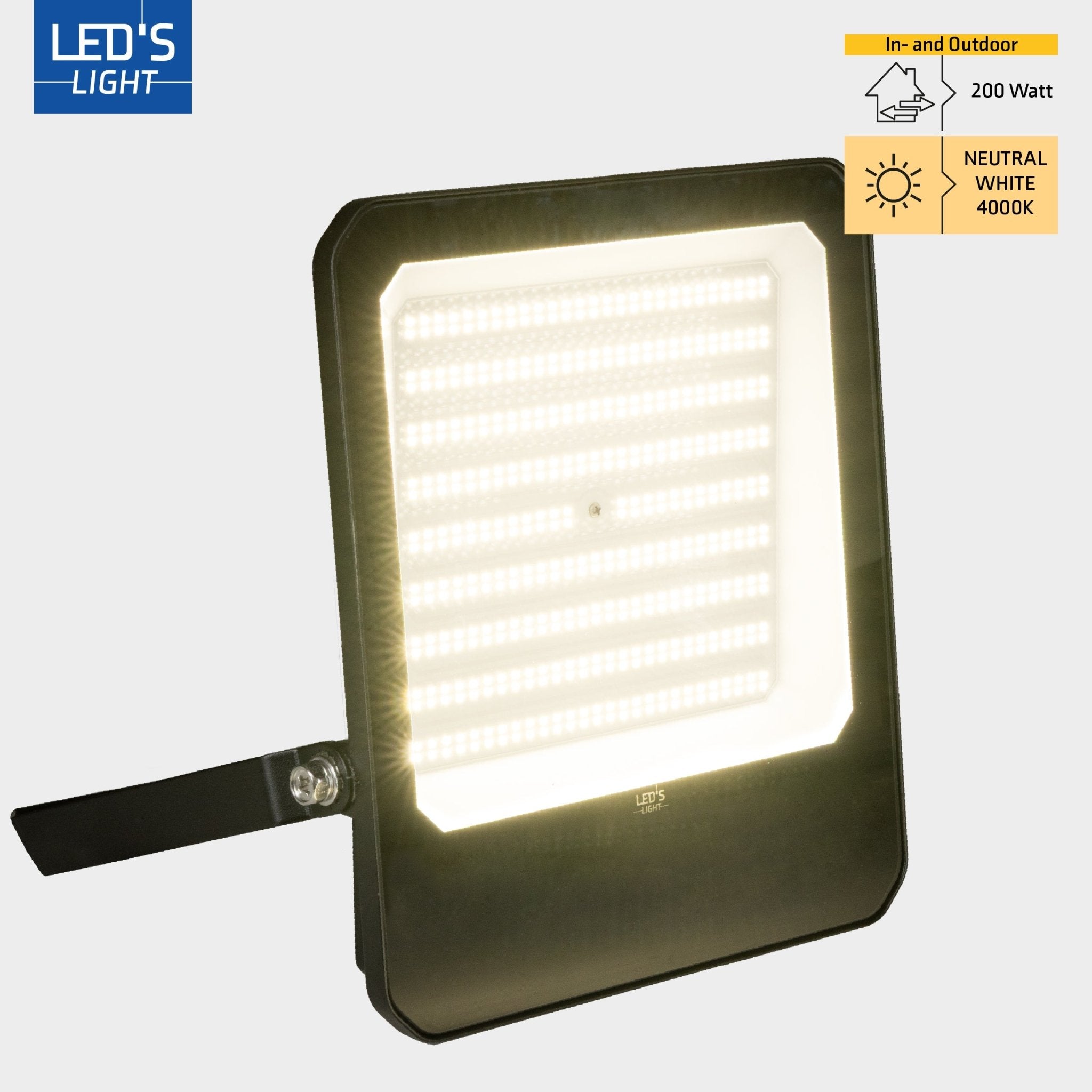 LED's Light Buitenlamp schijnwerper 28000 - voor binnen en buiten - 200W Schijnwerpers LED.nl
