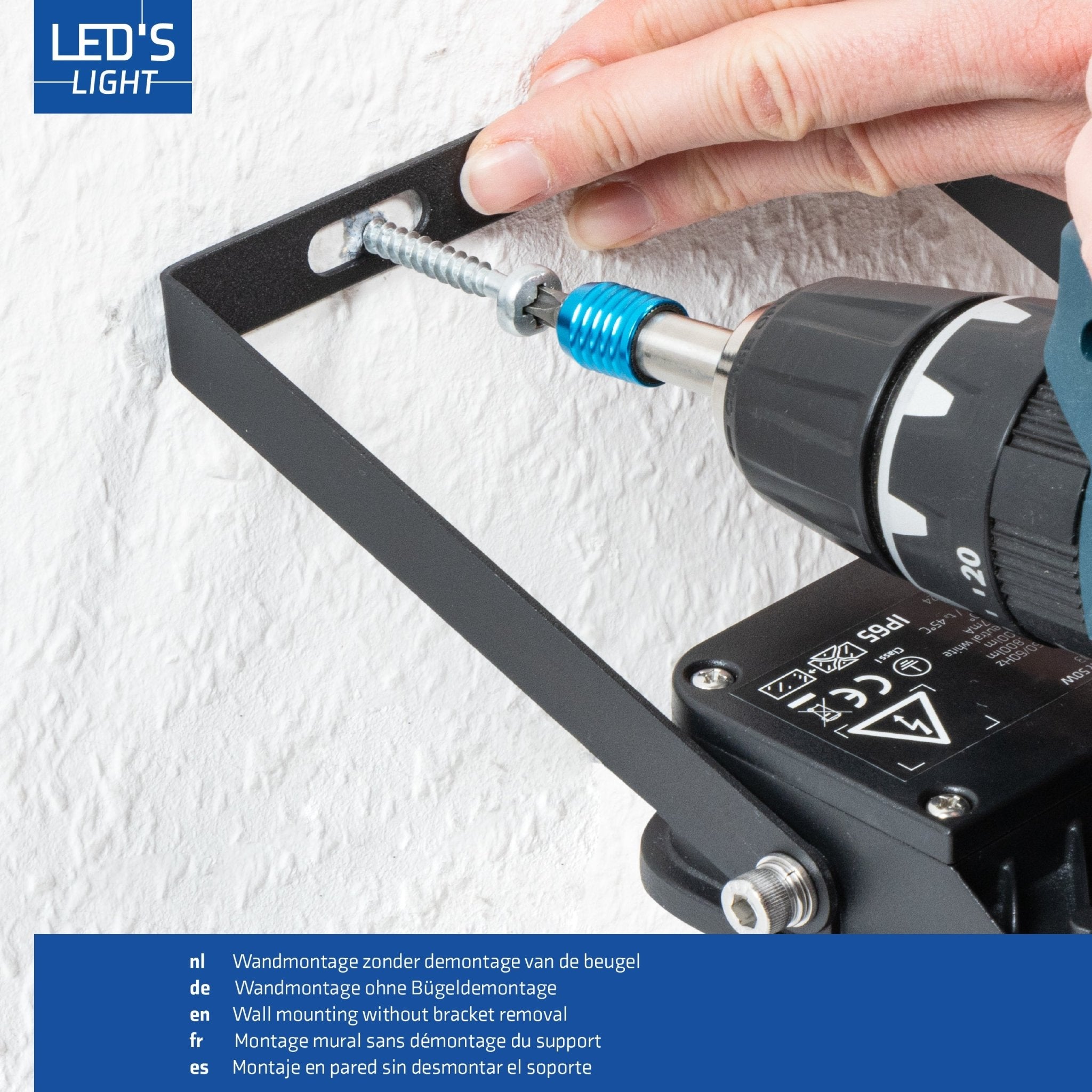 LED's Light Buitenlamp schijnwerper 28000 - voor binnen en buiten - 200W Schijnwerpers LED.nl