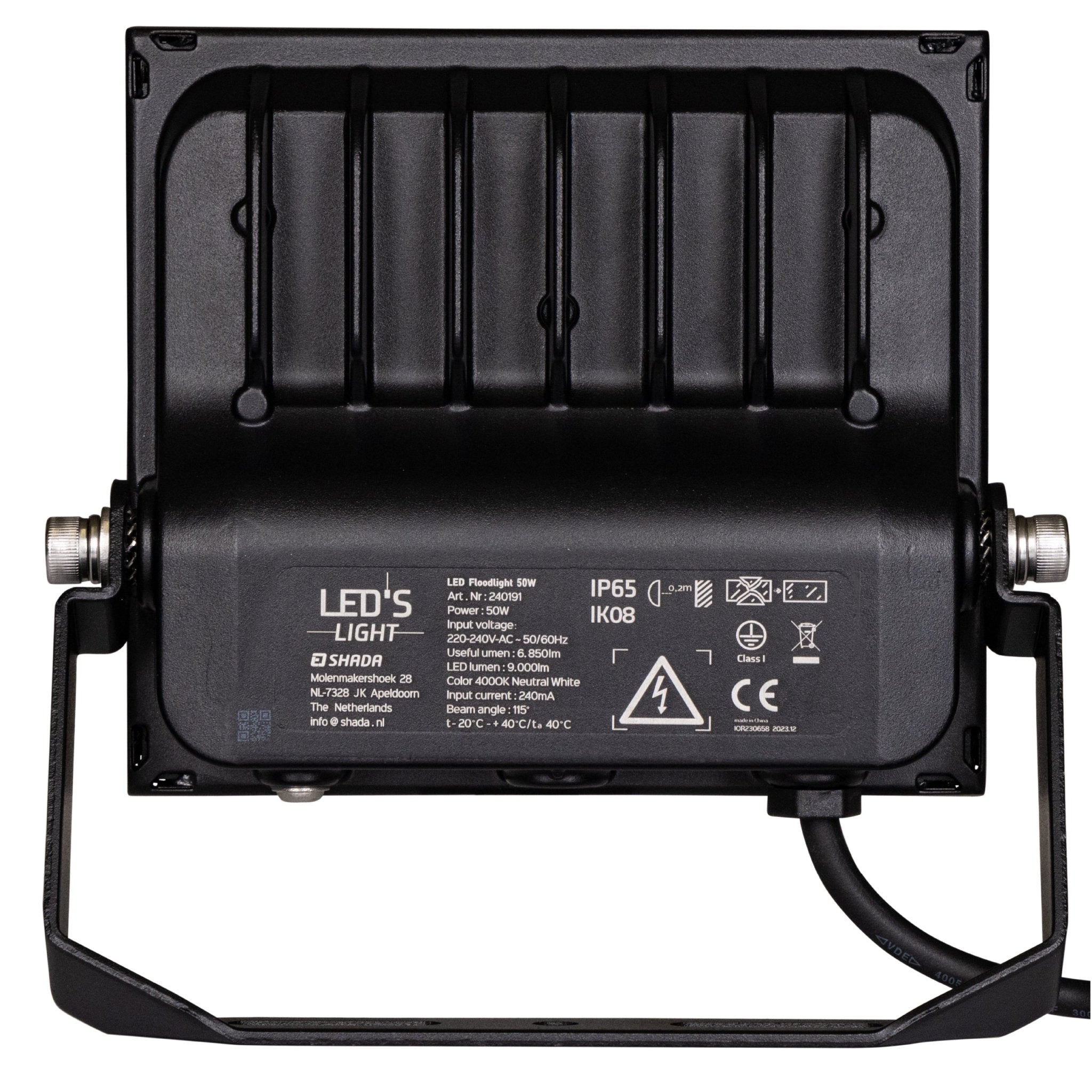 LED's Light Floodlight 8000 - Waterbestendig en Kantelbaar - 50W Schijnwerpers LED.nl