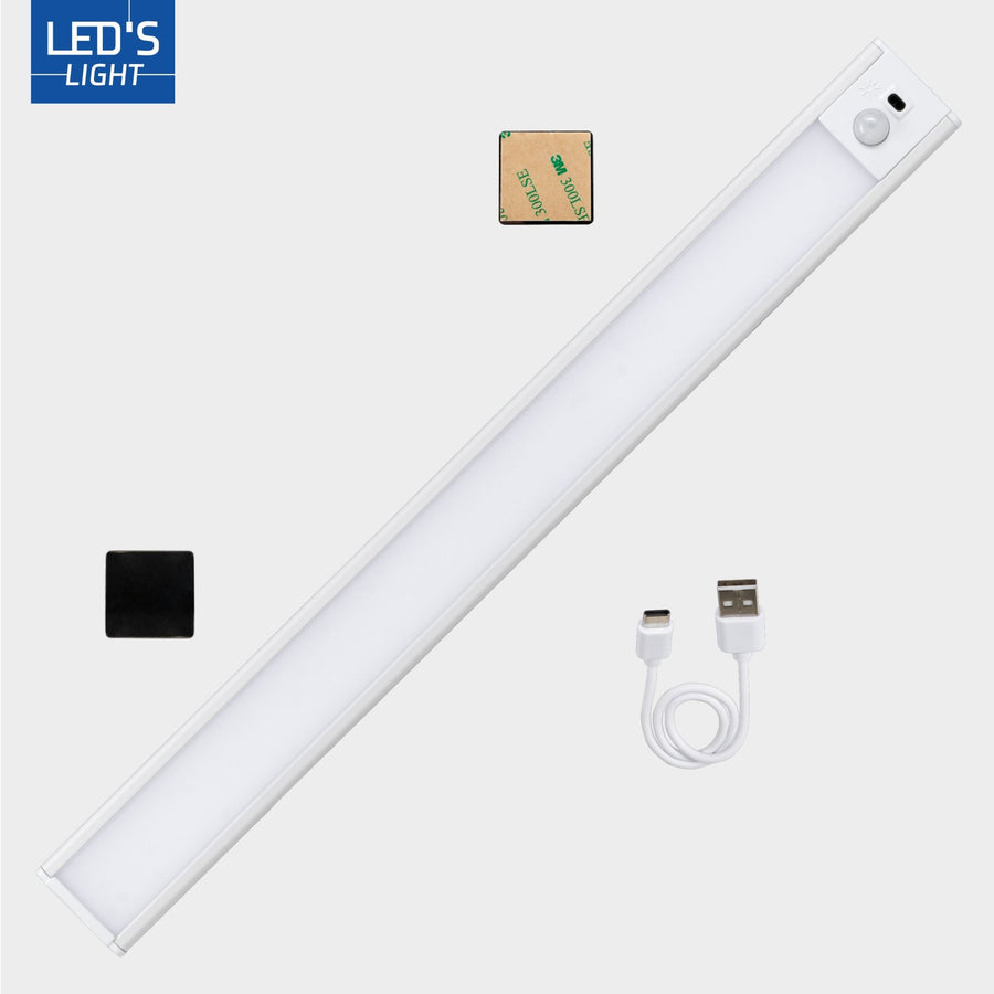 LED's Light Cabinet lighting with sensor 40 cm - Rechargeable and wireless - swing and motion sensor - white - LED.nl