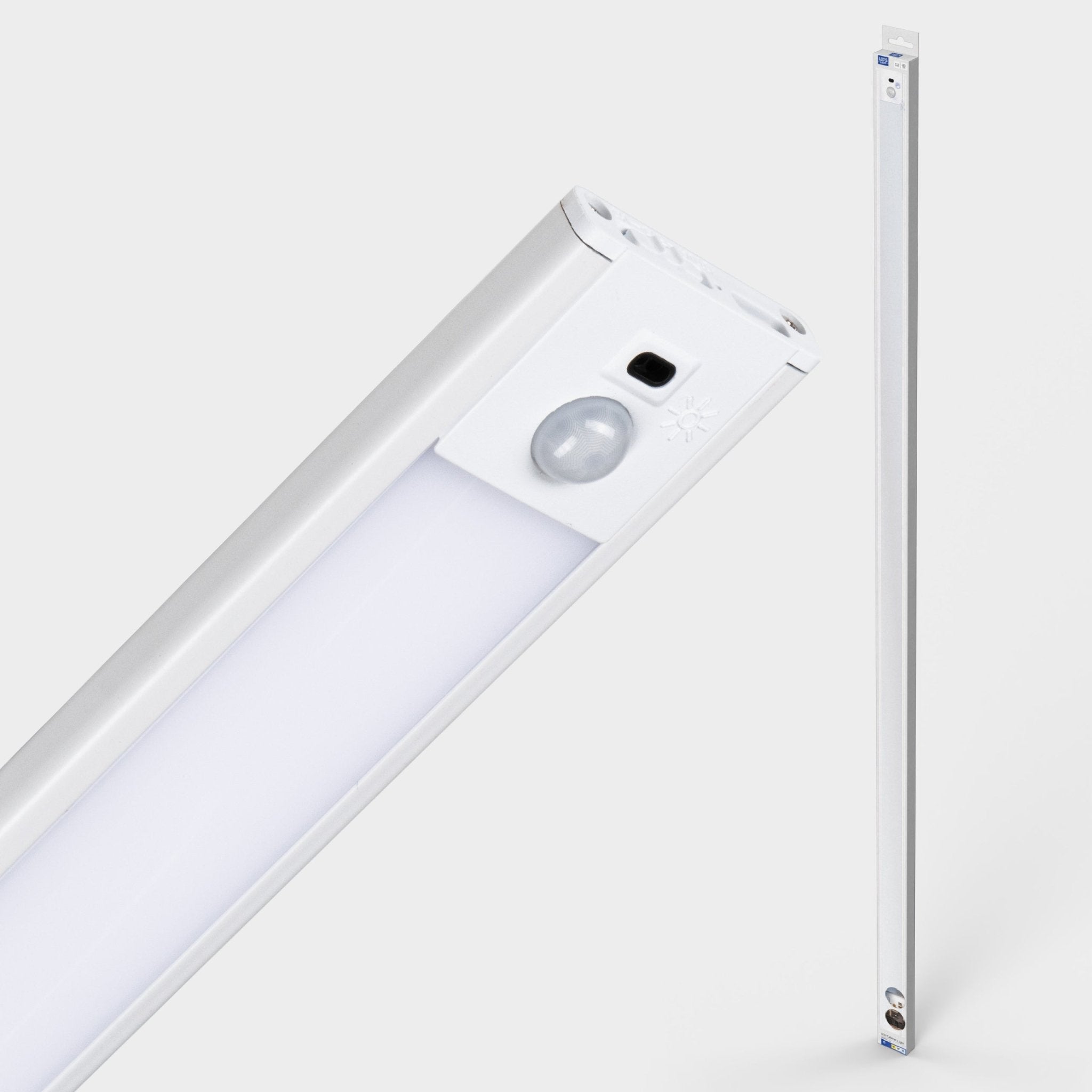 LED's Light Kastverlichting met sensor 80 cm - Oplaadbaar en draadloos - zwaai- en bewegingssensor - wit LED.nl