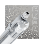 LED's Light LED TL armatuur 60 cm compleet met LED TL buis - 1080lm - 9W - 4000K TL verlichting LED.nl