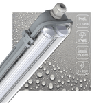 LED's Light LED TL dubbel armatuur 150 cm - Compleet met 2 LED TL buizen 150 cm - 4600 lm - LED.nl