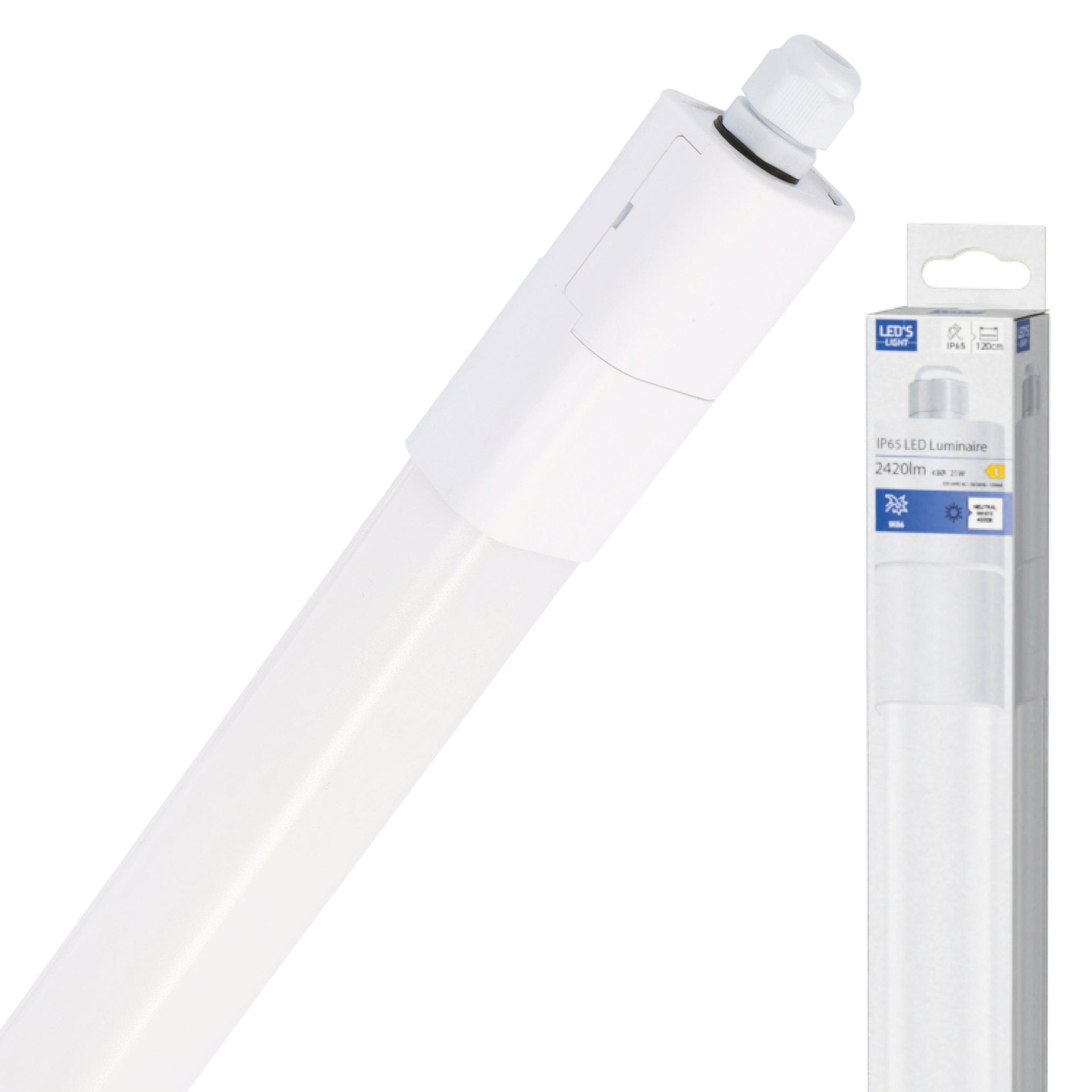 LED's Light LED TL verlichting compleet 120 cm - Geschikt voor buiten en binnen - 2420 lm TL verlichting LED.nl