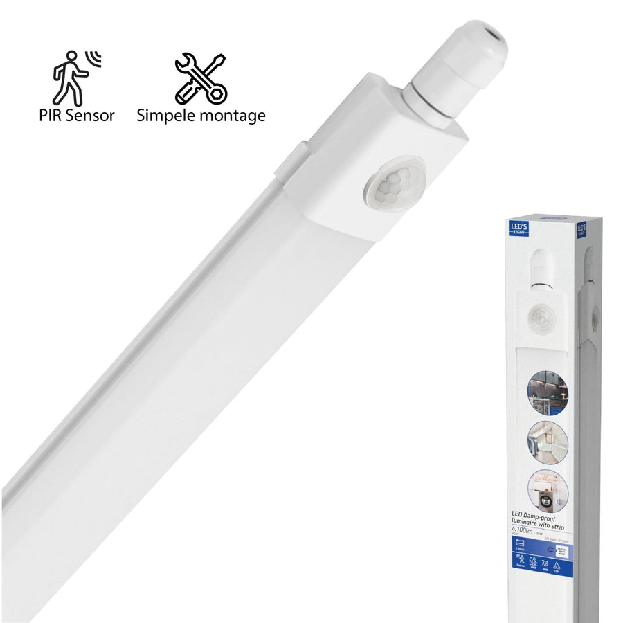 LED's Light LED TL lighting with sensor 120 cm - Motion sensor and motion detection - 4100 lm - LED.nl