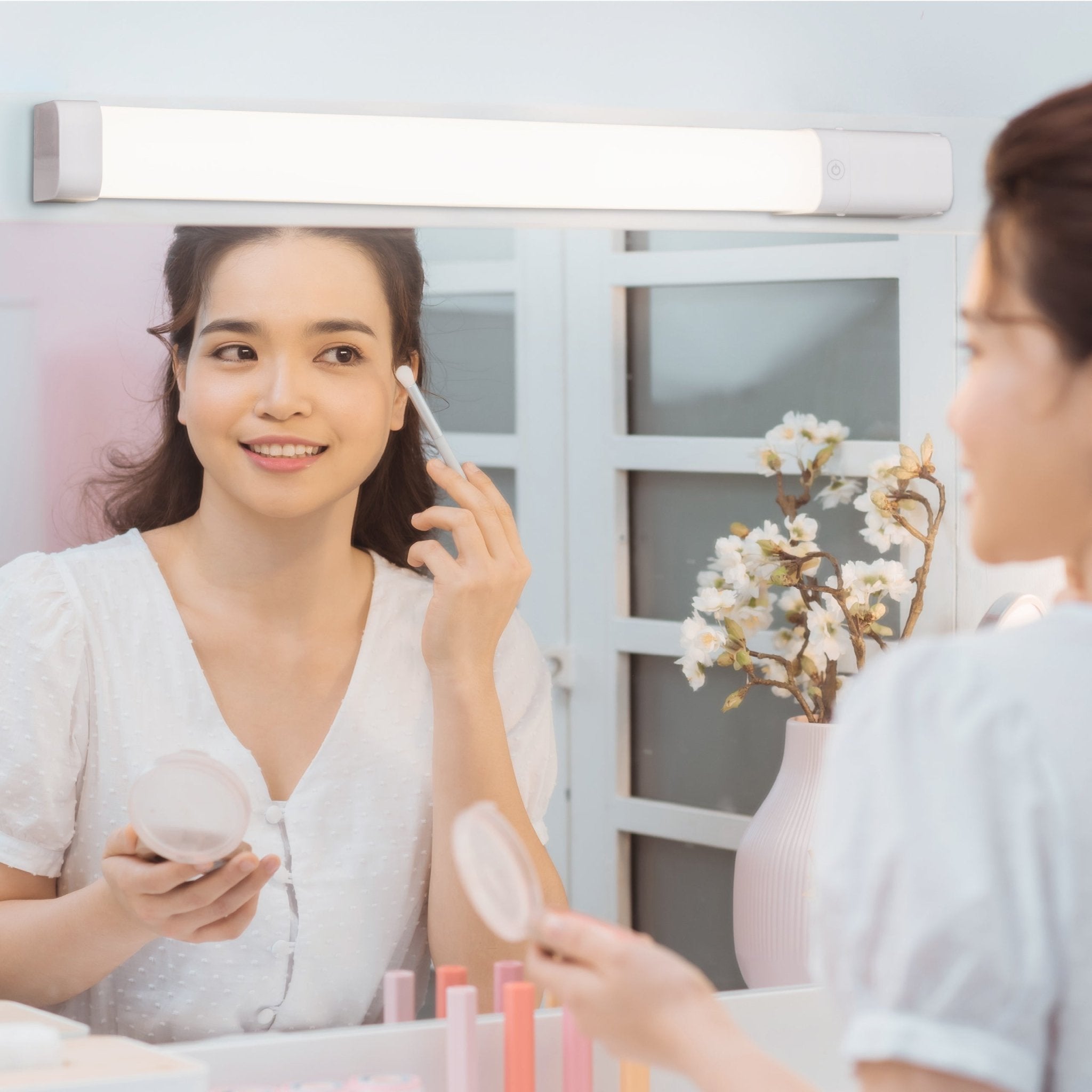 LED's Light Licht balk 60 cm met extra stopcontact - Dimbaar - Geschikt voor badkamer - 1700 lm TL verlichting LED.nl