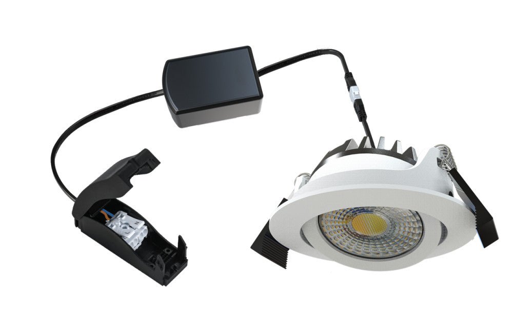 LED's Light Pro Inbouwspot Spot Downlight Dim to Warm 5W 350lm 2700K - 1800K Wit Incl Driver IP54 Inbouwspots LED.nl