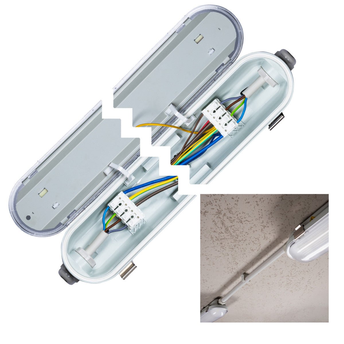 LED's Light PRO LED TL armatuur 150 cm - Met noodaccu - 4 lichtstanden - 47W - LED.nl