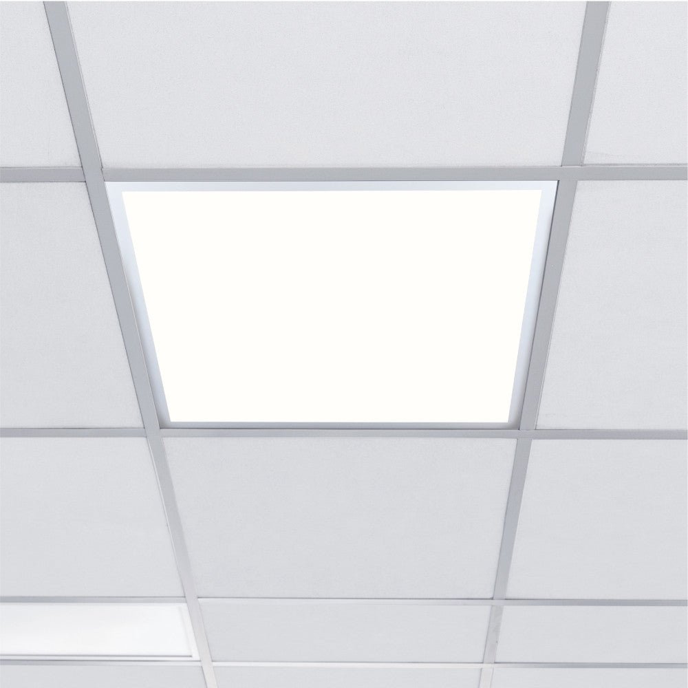 LED's Light Pro Paneel - 180lm/w - 25W 4500lm 4000K UGR<19 - 620x620mm - Lifud-driver - Wit - Duitse maat Panelen LED.nl