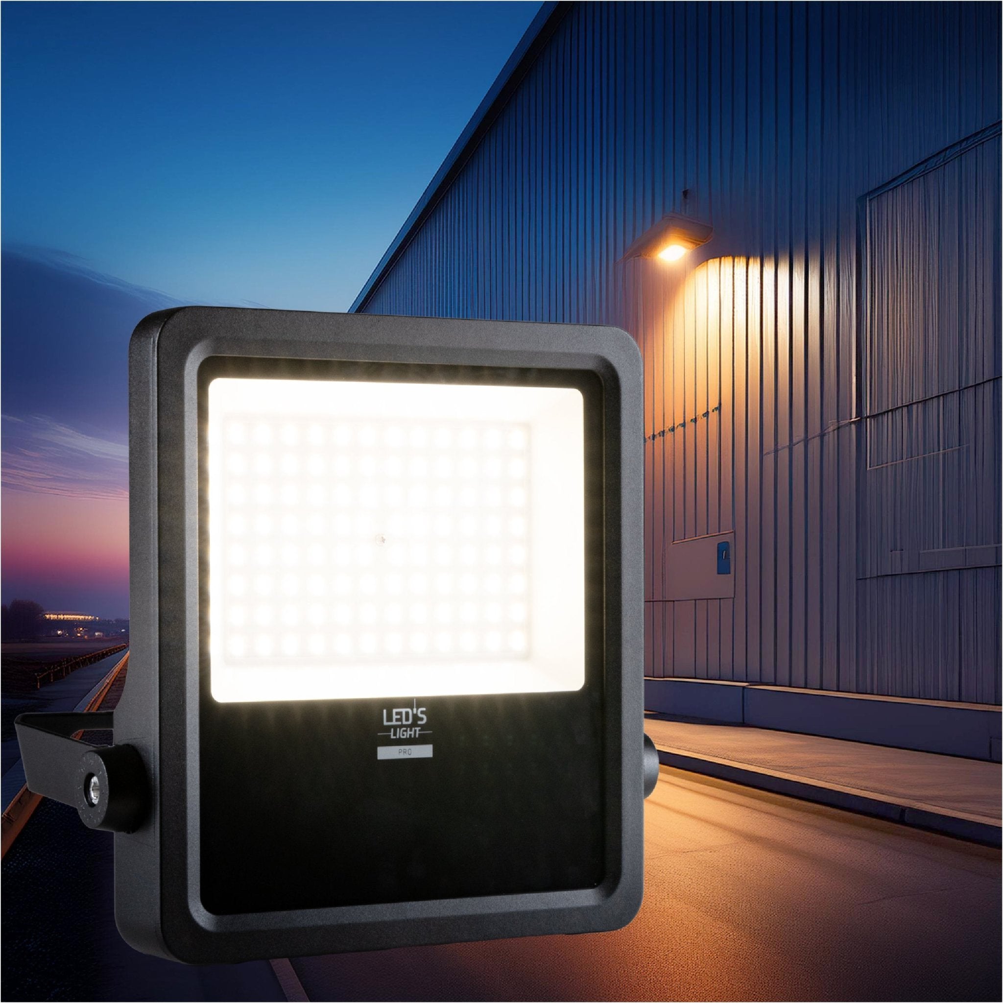 LED's Light Pro Premium Floodlight 12750 - 6 lichtstanden - Water en roestbestendig - 100W Schijnwerpers LED.nl