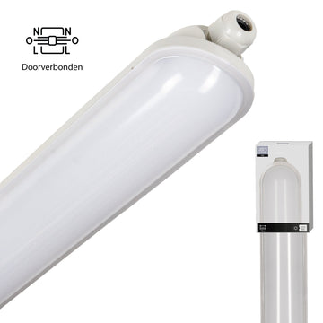 LED's Light Pro Premium Koppelbaar LED TL armatuur 40W 150cm 6400lm 4000K 160lm/w TL verlichting LED.nl