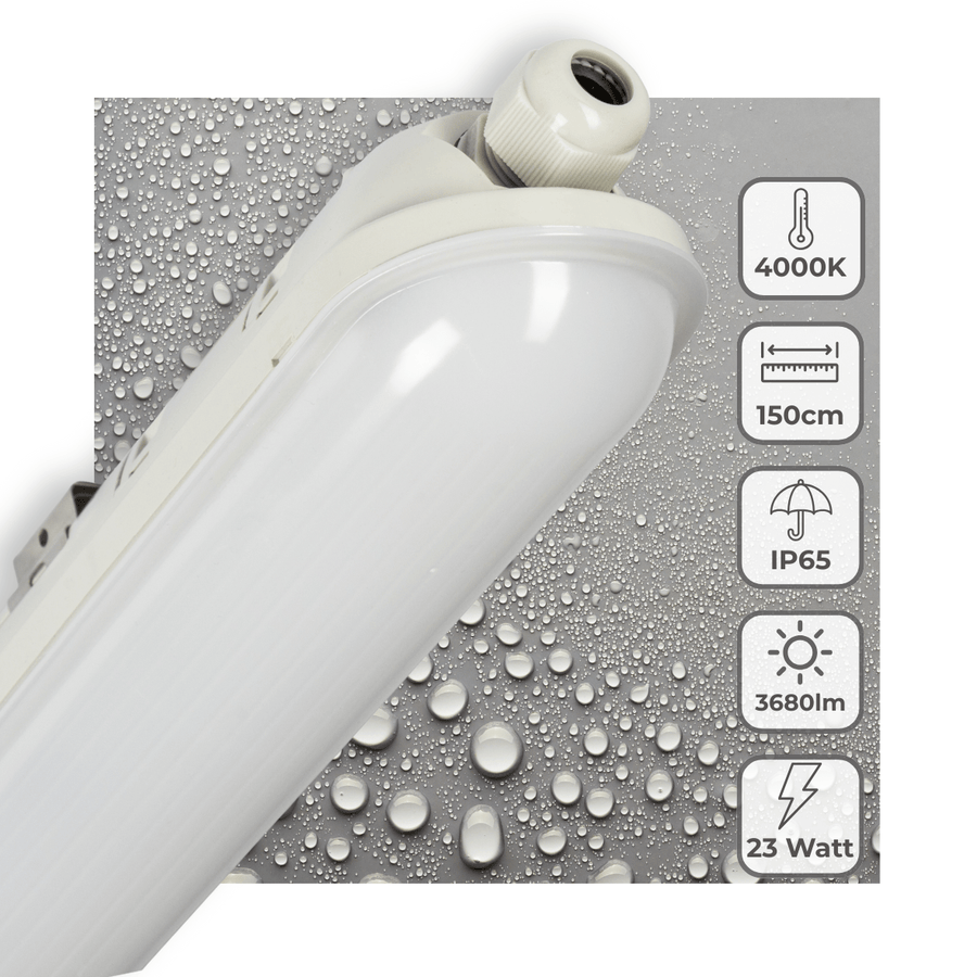 LED's Light Pro Premium LED TL fixture complete 150 cm - Waterproof - 3680 lm - LED.nl