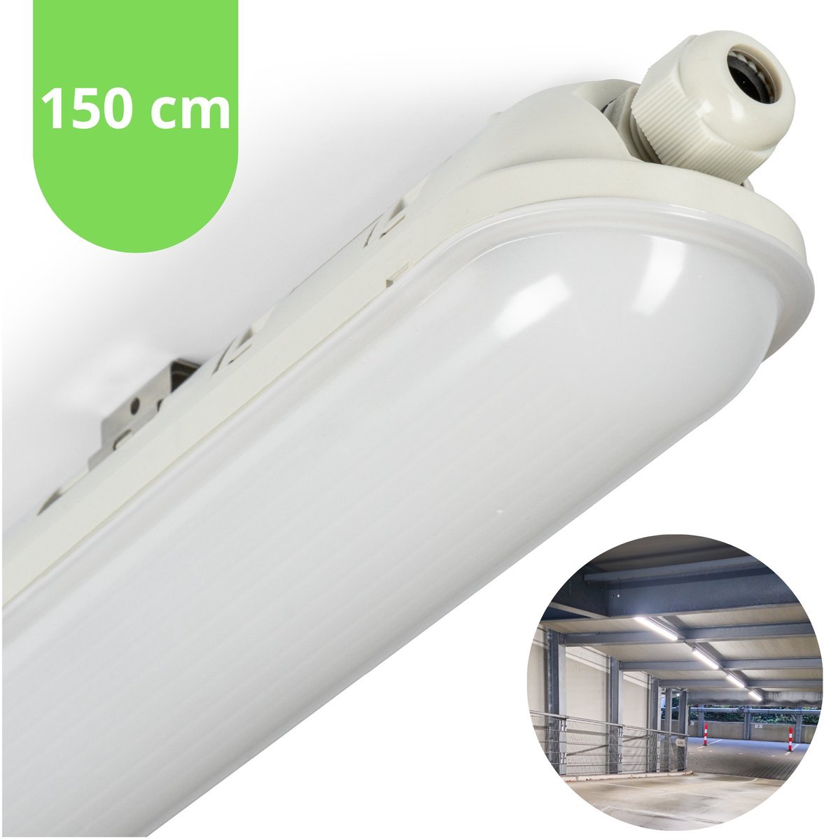 LED's Light Pro Premium LED TL armatuur compleet 150 cm - Waterdicht - 6400 lm - LED.nl