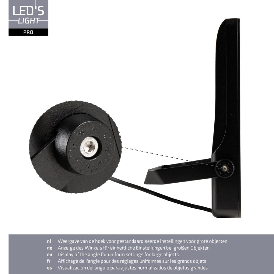 LED's Light Pro Premium Schijnwerper 25500lm - CCT - Powerselect - 6 lichtstanden - Water en roestbestendig - 200W Schijnwerpers LED.nl
