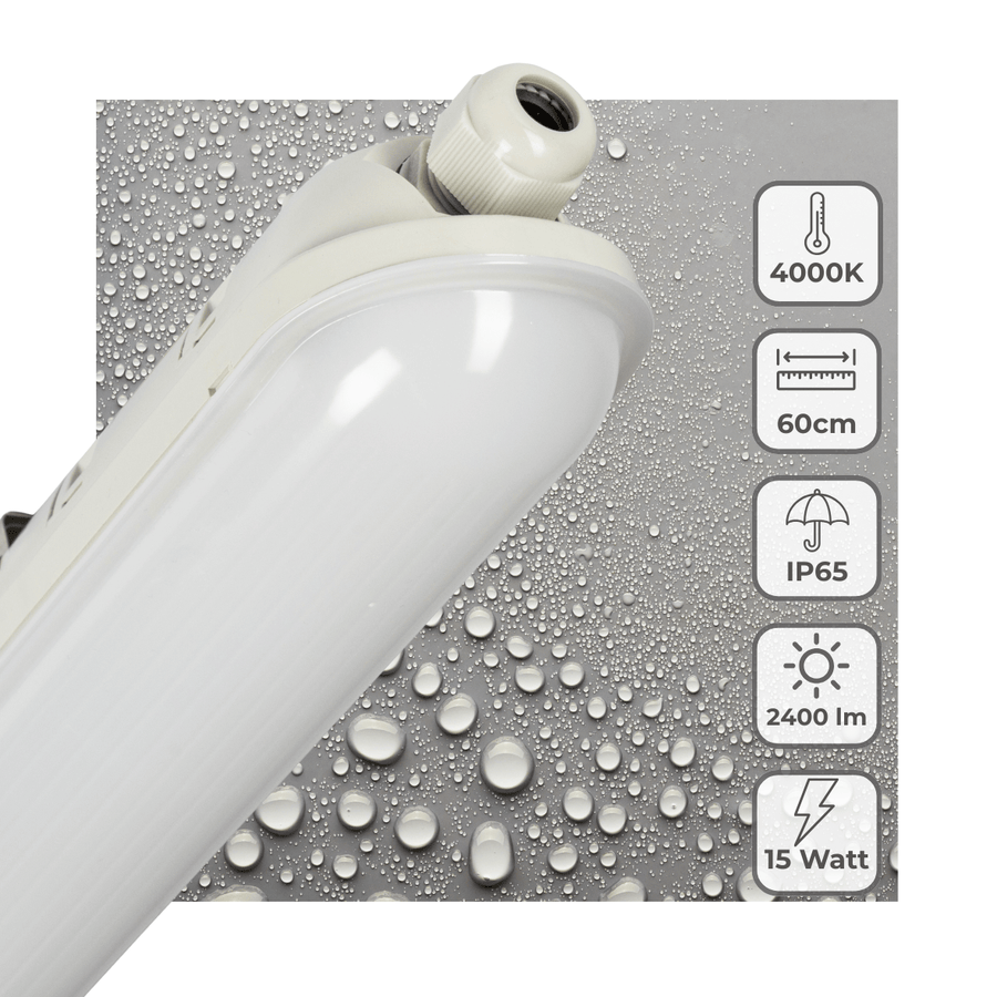 LED's Light Pro Premium LED TL fixture complete 60 cm - Waterproof - 2400 lm - LED.nl