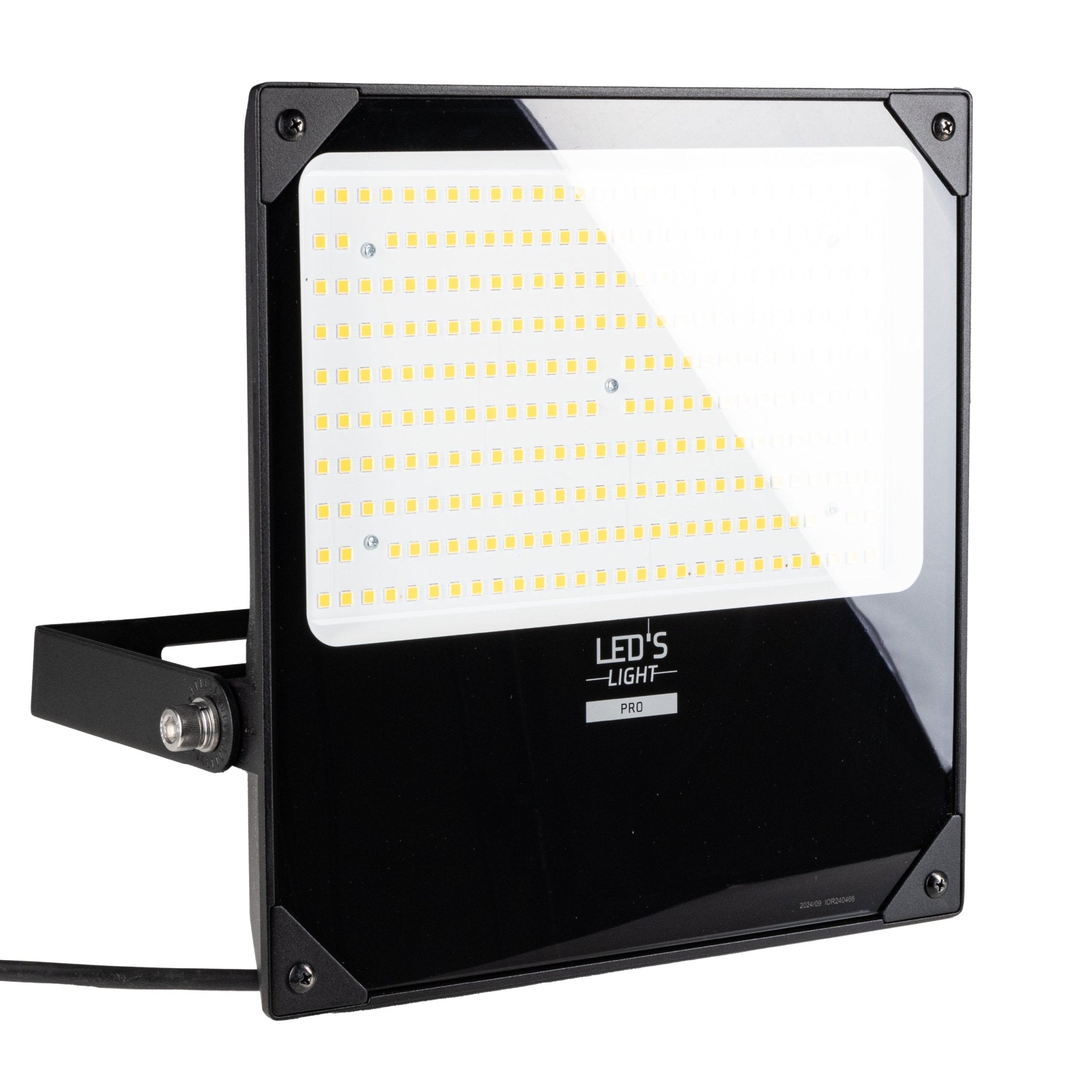 LED's Light Professionele LED Floodlight 37000 - 3 lichtstanden - Waterdicht - 200 watt - daglichtsensor Schijnwerpers LED.nl