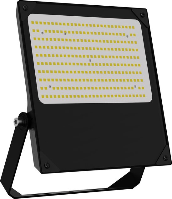 LED's Light Professionele LED Floodlight 37000 - 3 lichtstanden - Waterdicht - 200 watt - daglichtsensor Schijnwerpers LED.nl