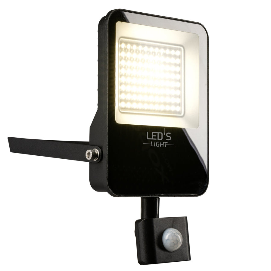 LED's Light Floodlight with Motion Sensor 6000 - Waterproof &amp; Tiltable - 50W - LED.nl