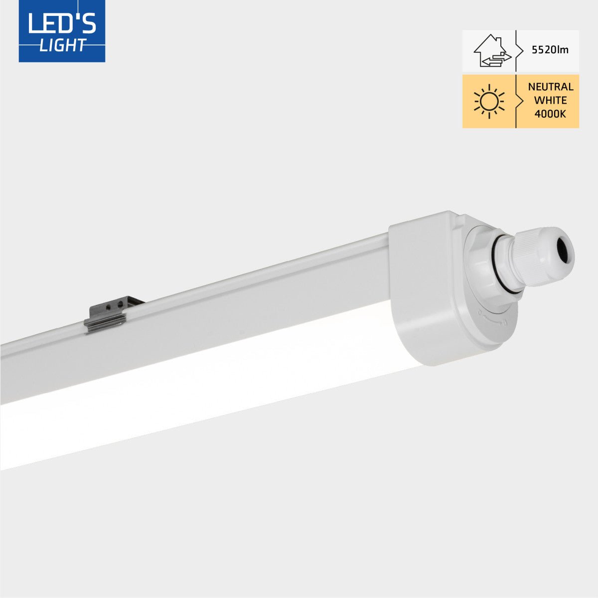LED's Light TL armatuur met Strip - Koppelbaar - 46W 150cm 5520lm 4000K - LED.nl