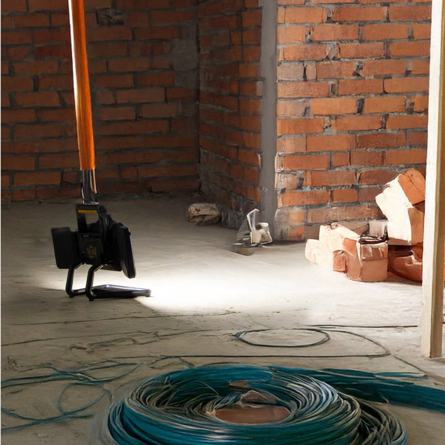 LED's Work LED Construction Lamp rechargeable 4000 - Works wirelessly on battery - Dust and waterproof - LED.nl