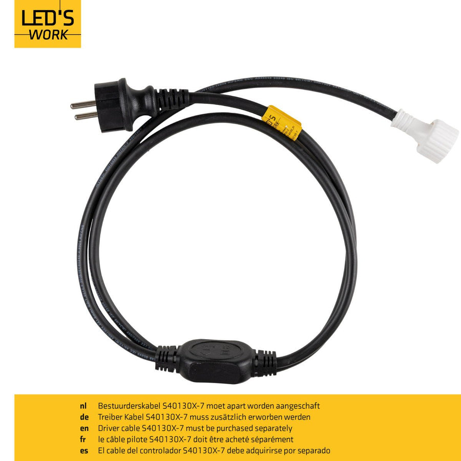 LED's Work LED's strip 50 meter construction lighting - Extendable up to 100 meters - 40,000 lm - LED.nl