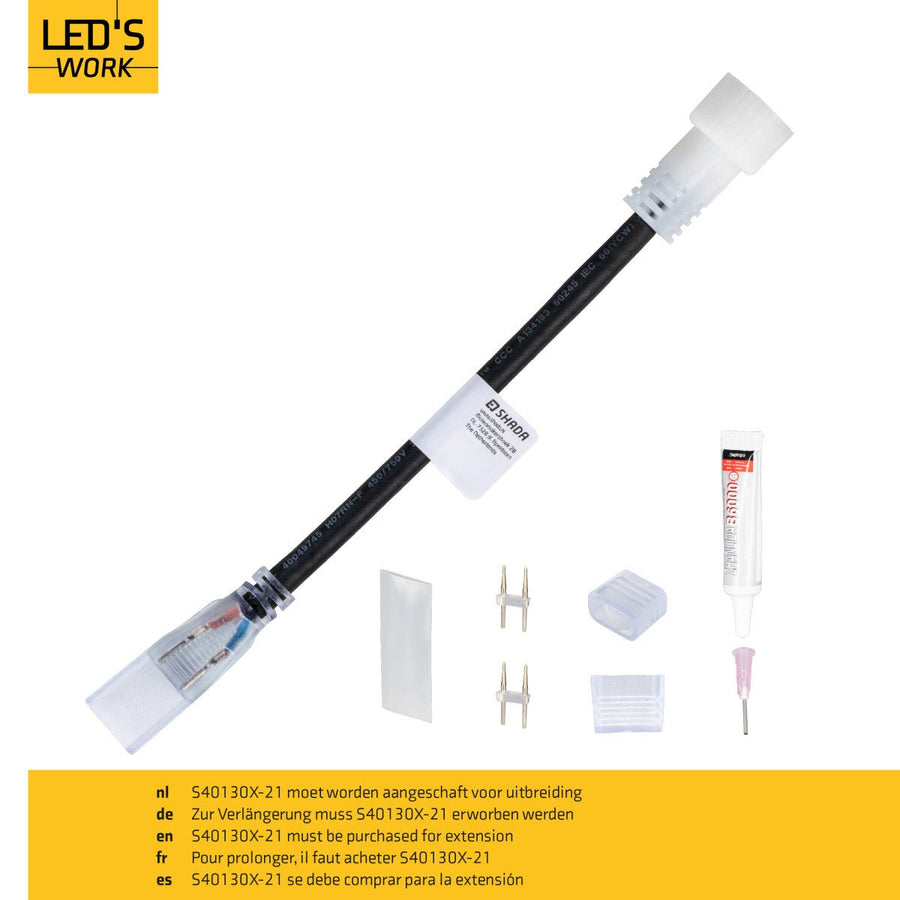 LED's Work LED's strip 50 meter construction lighting - Extendable up to 100 meters - 40,000 lm - LED.nl