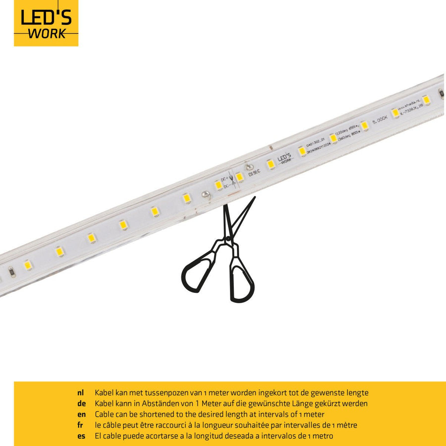 LED's Work LED's strip 25 meter construction lighting - Extendable up to 100 meters - 20,000 lm - LED.nl