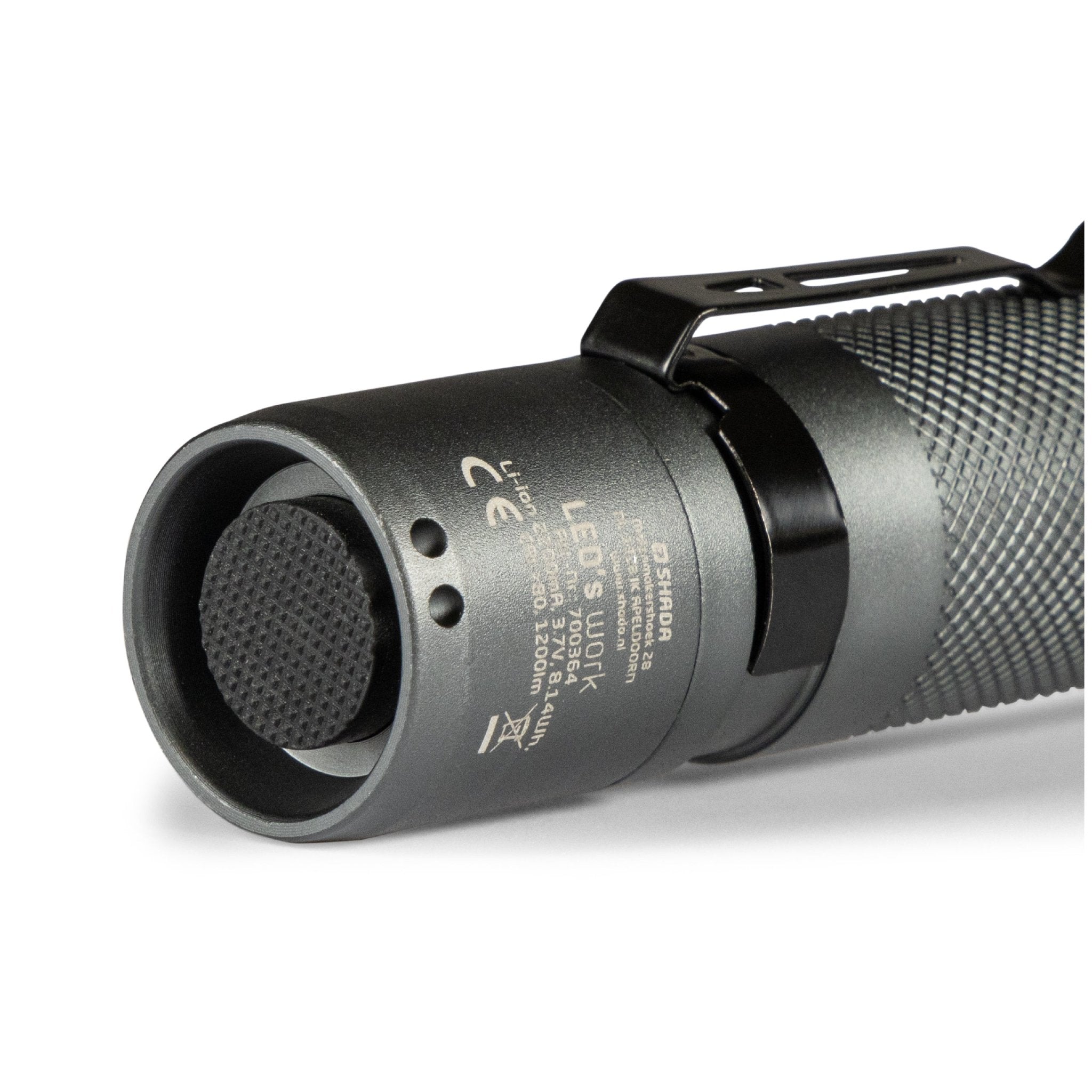 LED's Work Oplaadbare LED Zaklamp - 1200 Lumen - IPX7 Waterdicht - Met 3 lichtstanden LED.nl