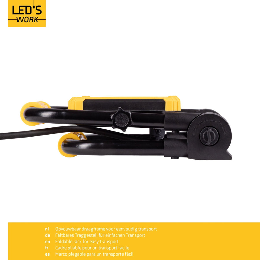 LED's Work Foldable Construction Lamp 3900 - 30W LED replaces 300W halogen - 3 meter cable - LED.nl