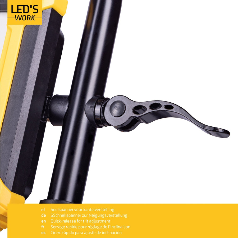LED's Work Foldable Construction Lamp 3900 - 30W LED replaces 300W halogen - 3 meter cable - LED.nl