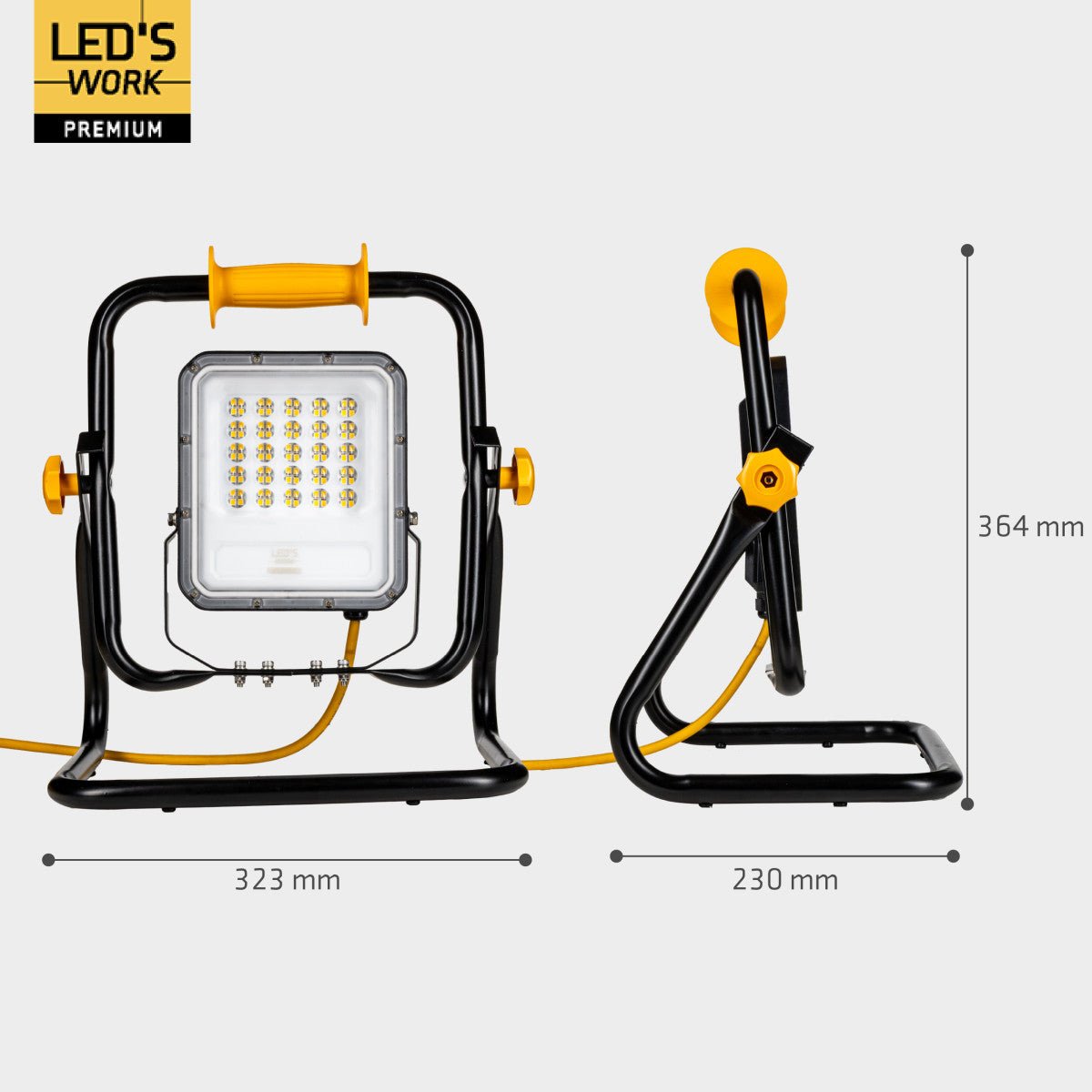 LED's work Premium Professionele Bouwlamp Klasse 2 – 50W | 7000 lm | 4000K Werklampen LED.nl