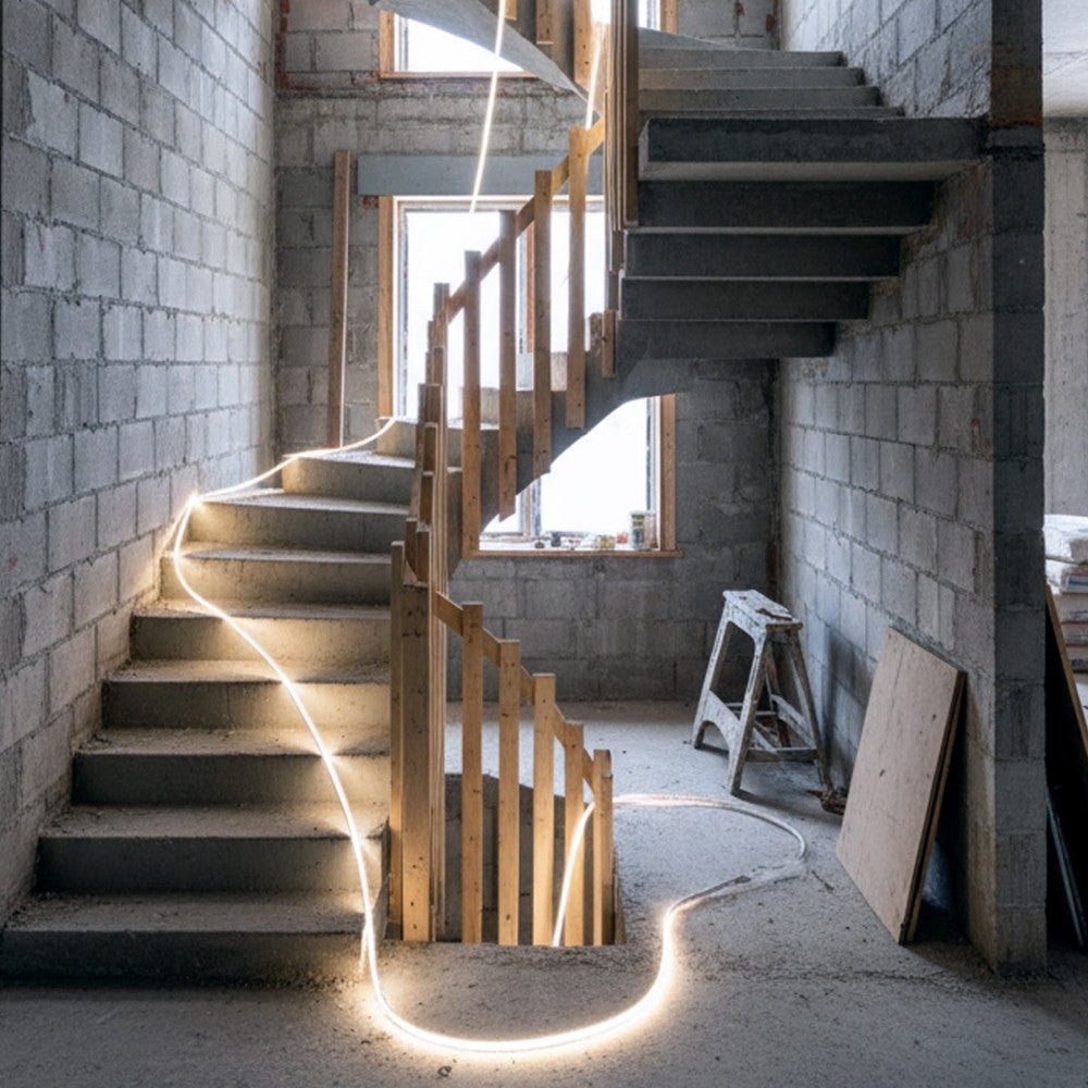 LED's Work Premium Safeline LED Lichtslang 25m 200W 48V 20 000lm 5000K Op Haspel - LED.nl