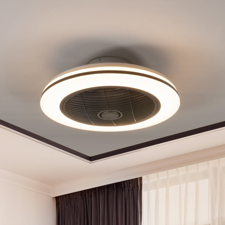 Proventa 3D Air Ceiling Fan with Light 50 cm - Distributes air throughout the room - With remote control - LED.nl