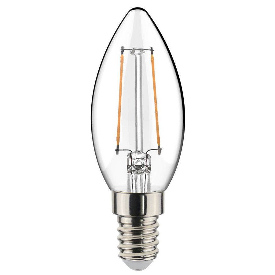 Proventa Longlife Filament LED kaarslamp met kleine E14 fitting - _ 35 mm - 1 x LED Kaarslamp Lichtbronnen LED.nl