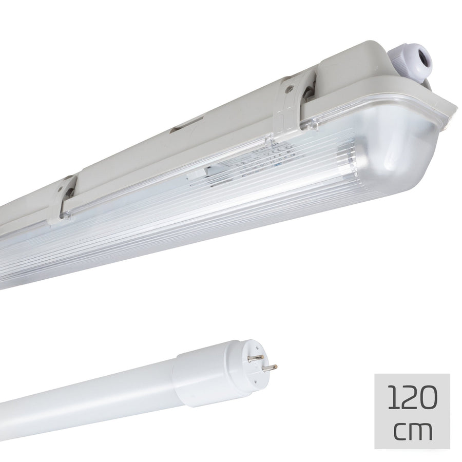 Proventa TL verlichting LED 120 cm - LED TL armatuur incl. LED buis - Waterdicht - 1800 lm - IP65 - 4000K TL verlichting LED.nl