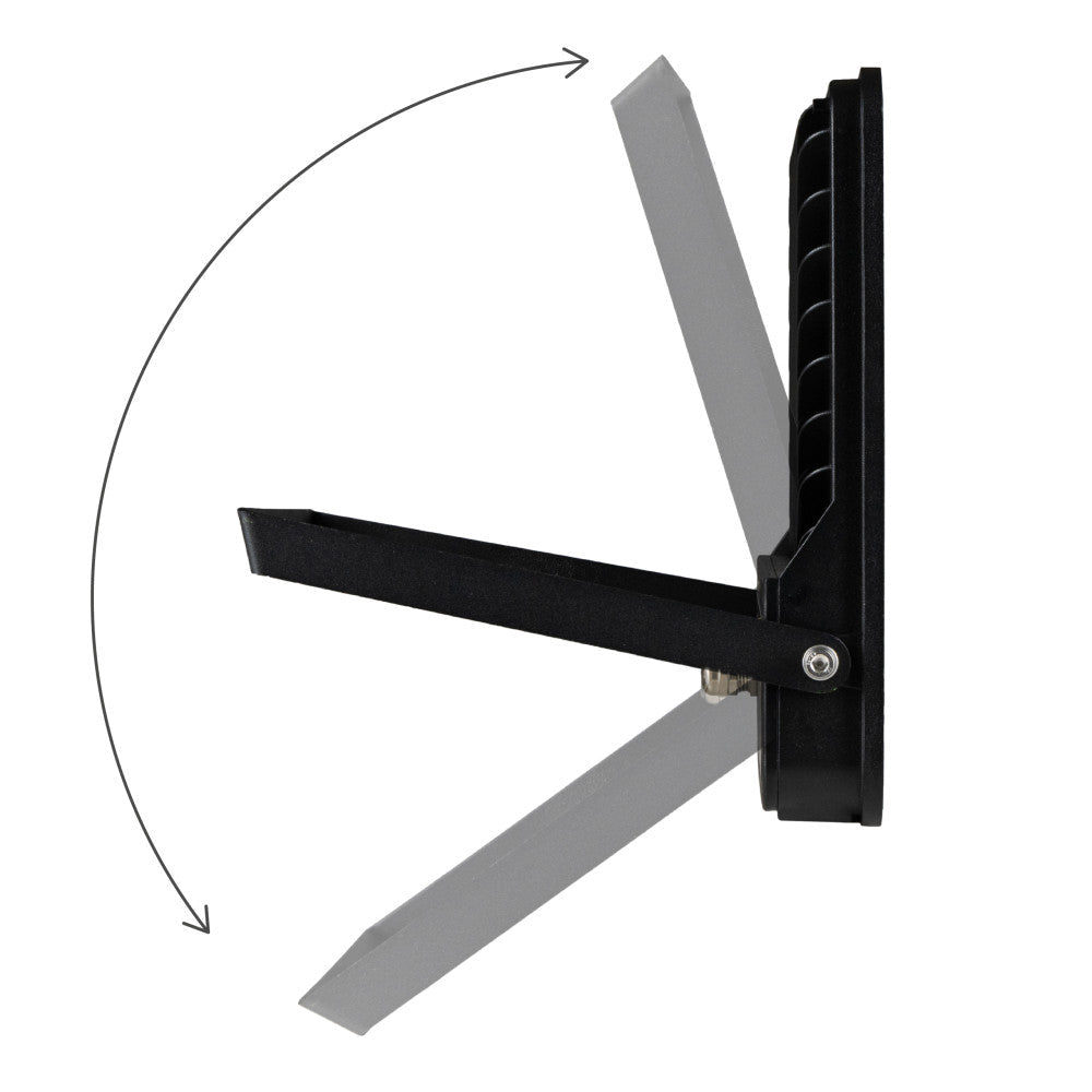 LED's Light Schijnwerper floodlight - 100W 9600lm 4000K - Zwart - IP65 Schijnwerpers LED.nl