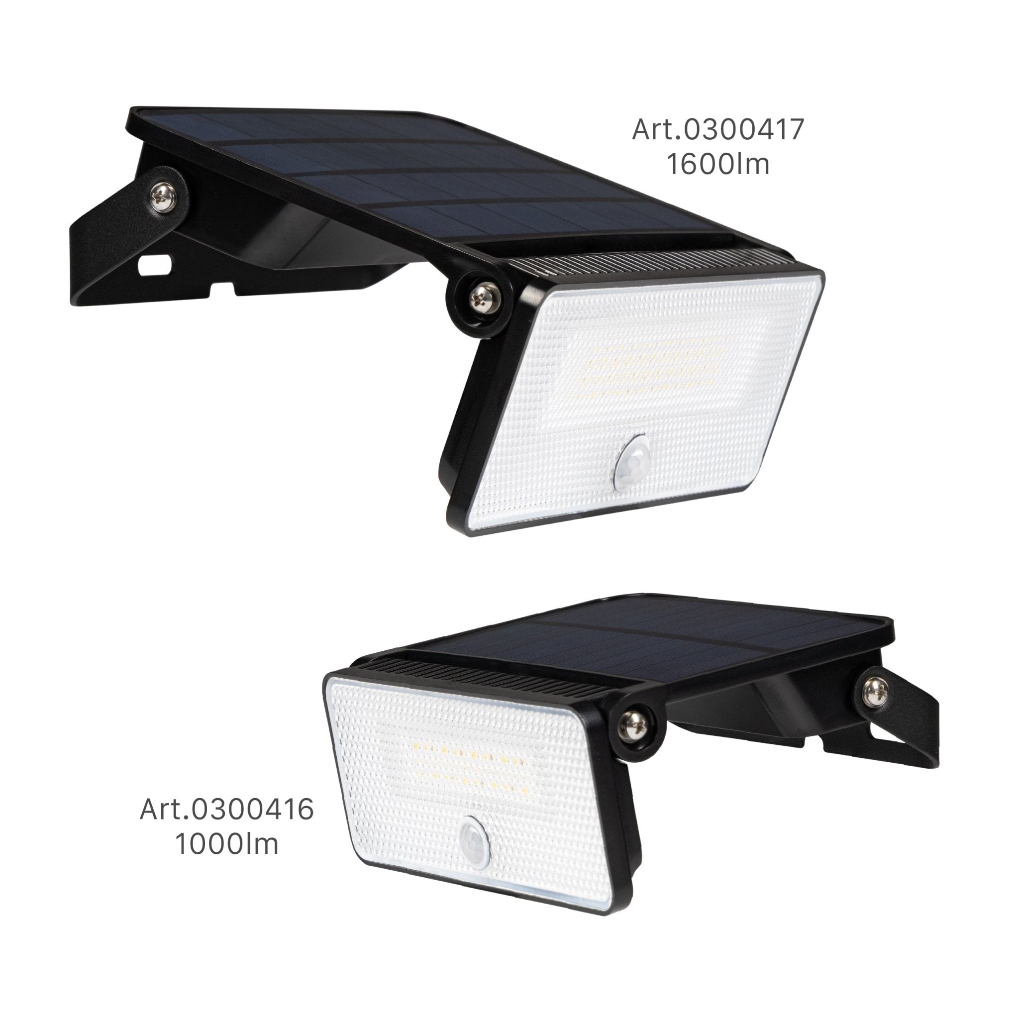 Slim Solar LED Buitenlamp 1600 lm met sensor - Bewegingssensor en nachtsensor - Draadloos - Zwart Buitenlampen LED.nl