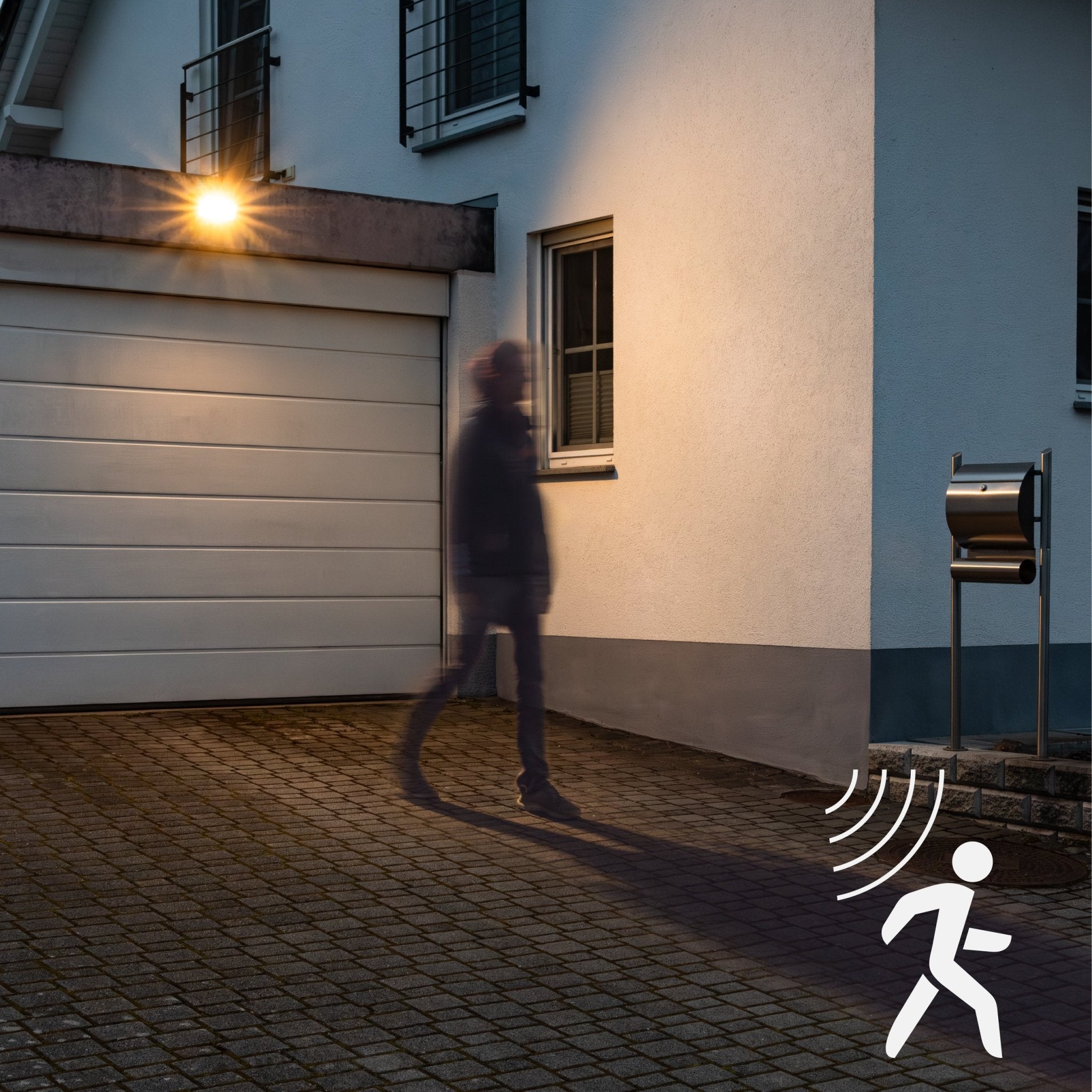 Slim Solar LED Buitenlamp 1600 lm met sensor - Bewegingssensor en nachtsensor - Draadloos - Zwart Buitenlampen LED.nl