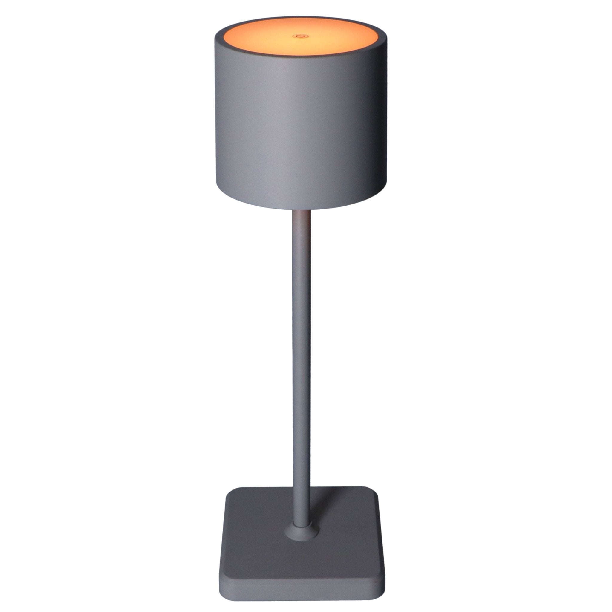 TouchDim Oplaadbare LED Tafellamp - Dimbaar via aanraking - Binnen en buiten - Grijs (kopie) Tafellampenen LED.nl