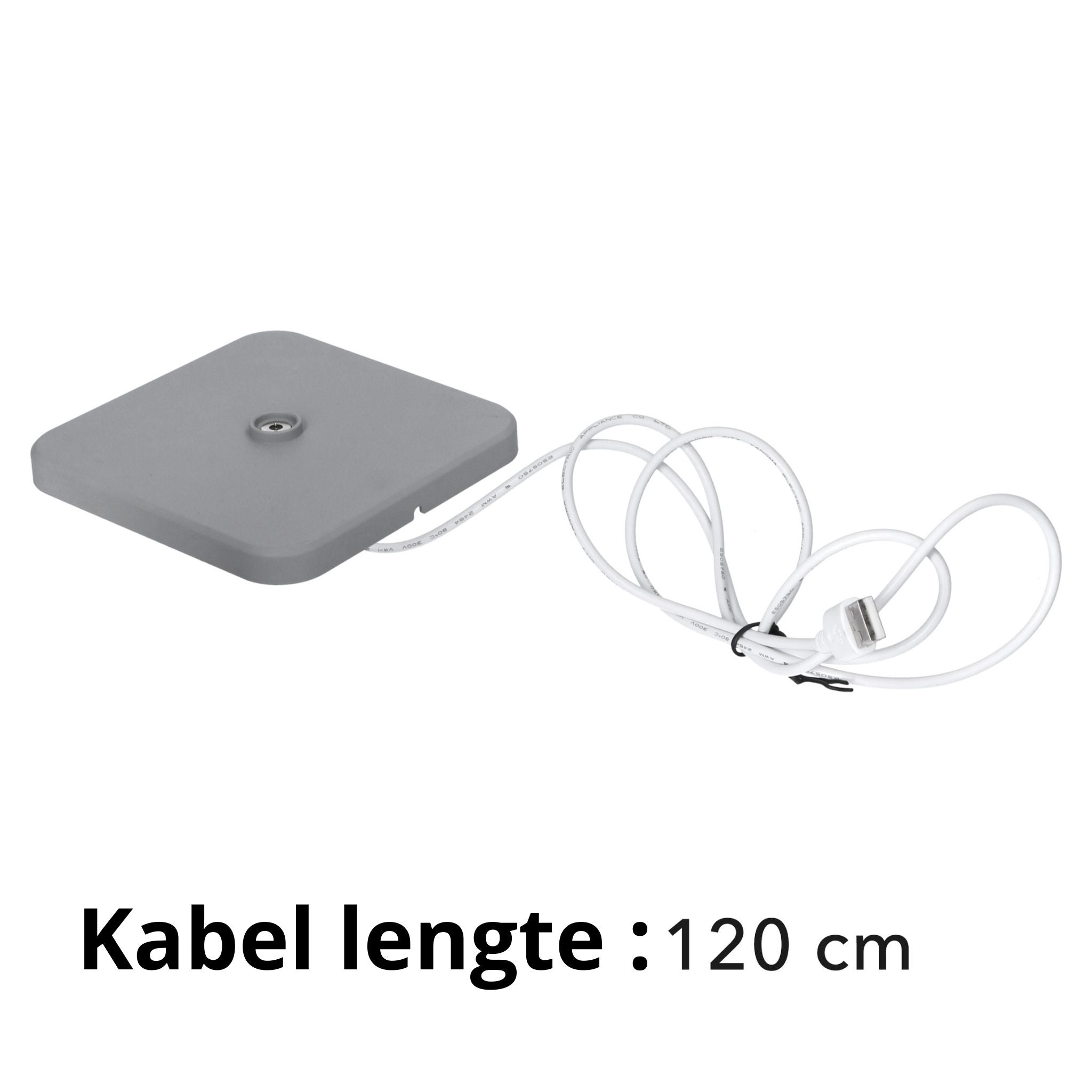 TouchDim Oplaadbare LED Tafellamp - Dimbaar via aanraking - Binnen en buiten - Grijs (kopie) Tafellampenen LED.nl
