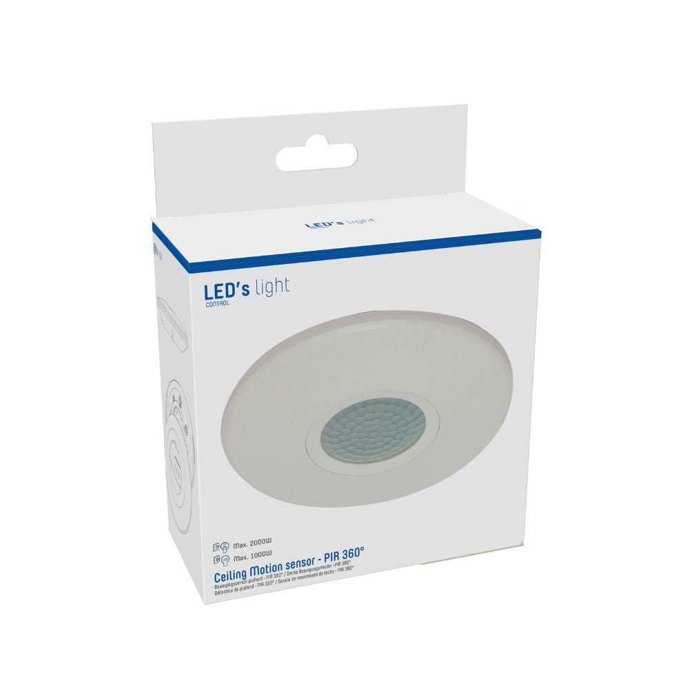 2in1 bewegingsmelder plafond - Bewegingssensor & Daglichtsensor - 6 meter bereik Sensoren LED.nl