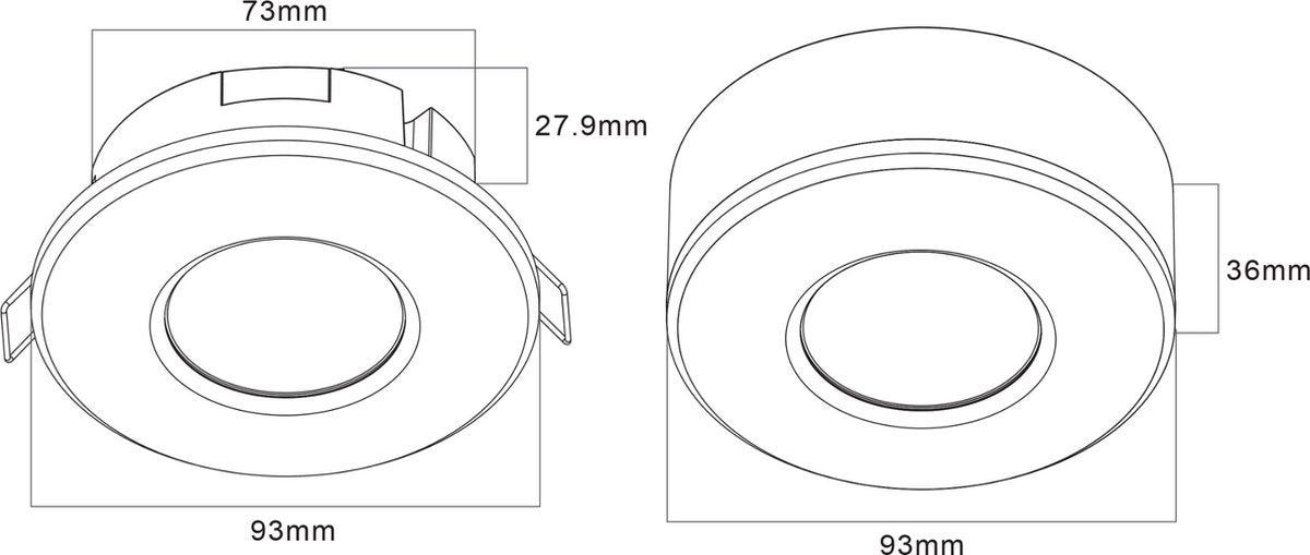 LED's Light Plafond Bewegingsmelder - Bewegingssensor en daglichtsensor - 360 graden detectie - 8 meter bereik Sensoren LED.nl