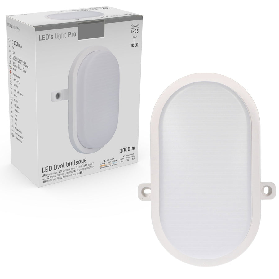 CCT Bull Eye Lamp for ceiling &amp; wall - IP65 - Suitable for indoor and outdoor use - 18 cm - LED.nl
