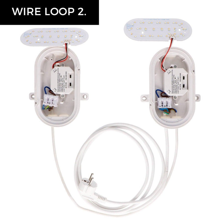 CCT Bull Eye Lamp for ceiling &amp; wall - IP65 - Suitable for indoor and outdoor use - 18 cm - LED.nl