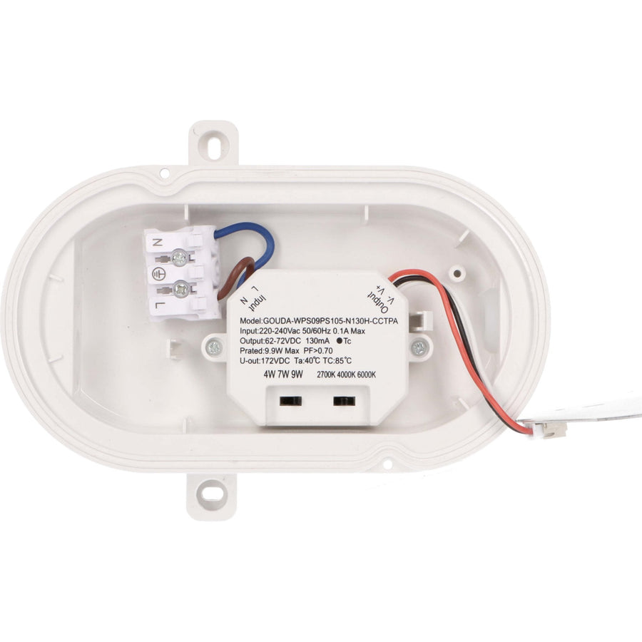 CCT Bull Eye Lamp for ceiling &amp; wall - IP65 - Suitable for indoor and outdoor use - 18 cm - LED.nl